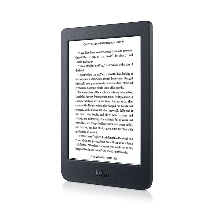 Kobo Nia Front angled view.